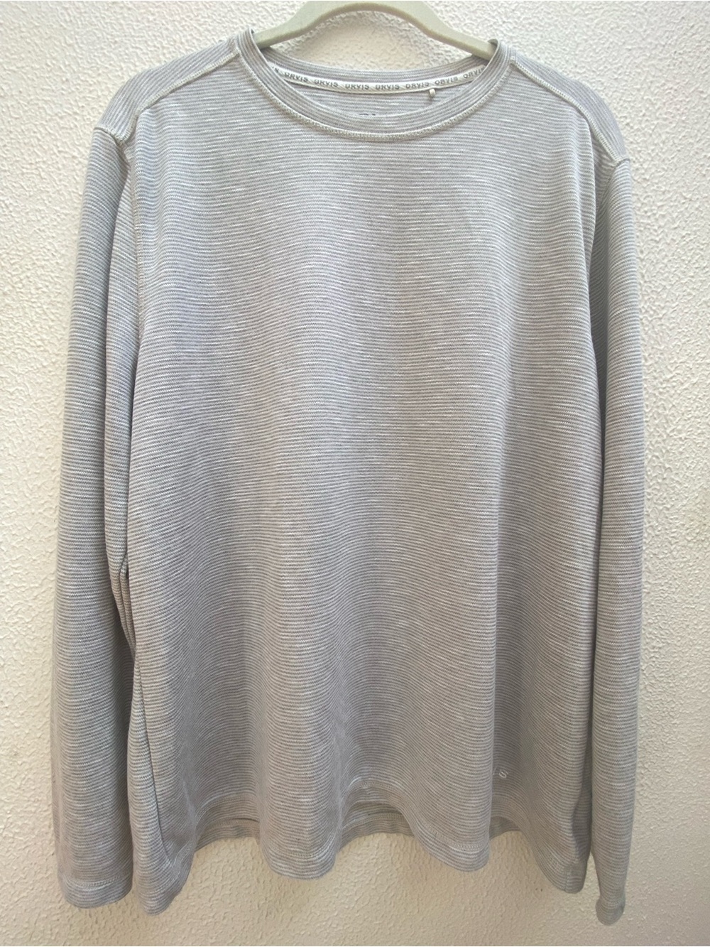Orvis Classic Collection Long-Sleeve Textured Crew Pullover